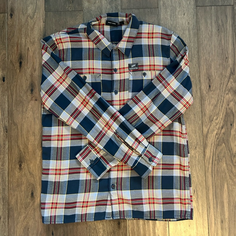Vans Plaid Medium Long Sleeve Shirt for Men